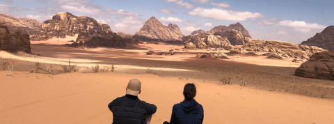 Le Syndrome de Stendhal Le désert de Wadi Rum en Jordanie.