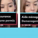 Captures écran Tiktok de sana assurances