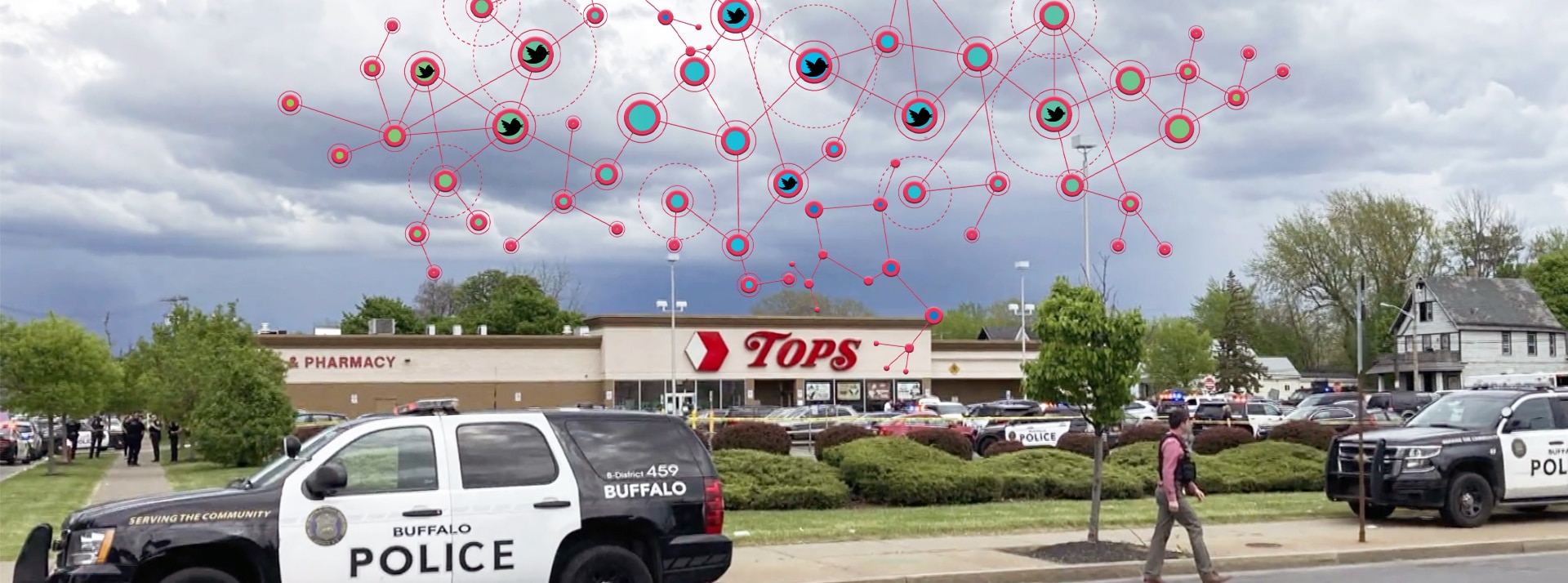 Buffalo-4 (1) - L'ADN une voiture de police devant le super marché