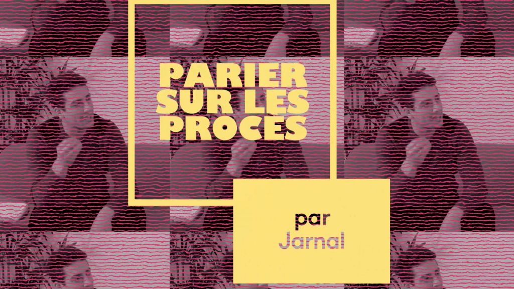 titre vidéo en jaune sur sépia