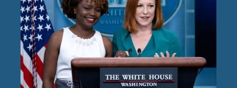 Mme Jean-Pierre, qui succédera à Jen Psaki, sera la première femme noire et la première personne ouvertement homosexuelle à occuper ce poste. Karine Jean-Pierre et Jen Psaki