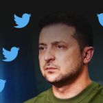 Zelensky et logo oiseau Tweeter
