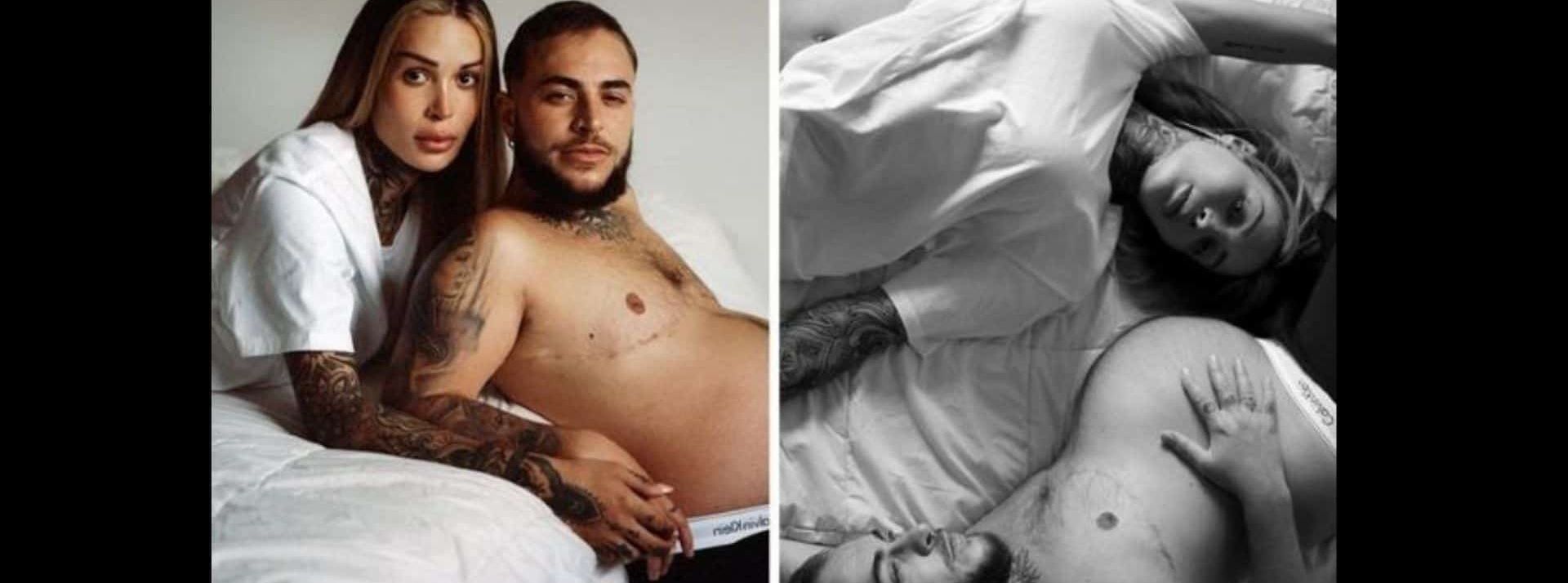 Campagne Calvin Klein : un homme trans enceint fait rager les réacs - L'ADN homme trans enceinte