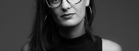 elsa ferreira portrait de femme en noir et blanc