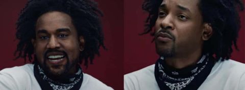 Le dernier clip de Kendrick Lamar crée, entre surprise et controverse Kendrick Lamar incanrant kanye West et Will Smith
