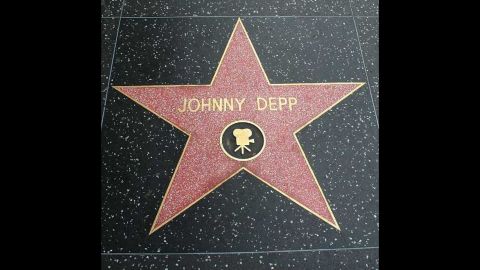 Etoile de Johnny Depp sur Hollywood Walk of Fame