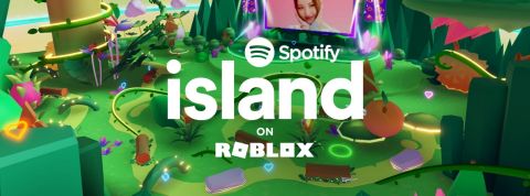 Spotify part à la conqu^te du métavers sur Roblox Affiche de Spotify Island