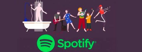 Spotify expérimente des galeries NFT Illustration : personnes jouant de la musique