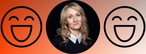 J.K Rowling et émojis rire