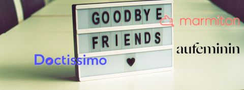 TF1 céde Unify à Reworld Média Logo Doctissimo, Au Feminin, Marmiton