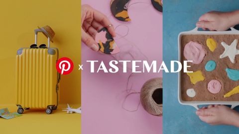 Logo Pinterest et Tastemade