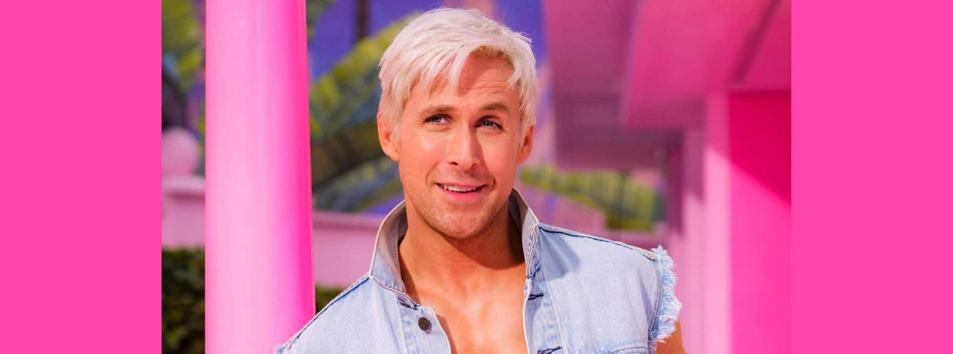 le cliché de Ryan Gosling sur le tournage de Barbie fait réagir la toile - L'ADN Ryan Gosling