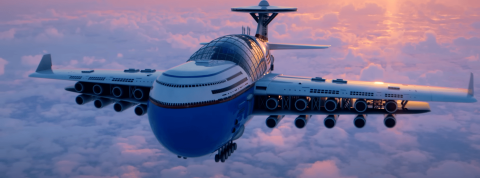 skycruise un avion géant dans le ciel