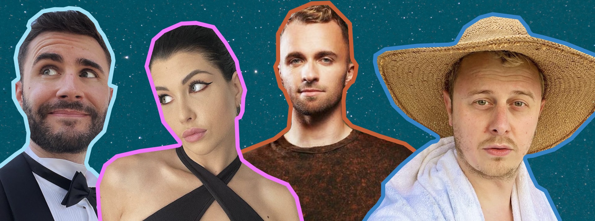 es 4 comptes les plus suivis sur insta - L'ADN Cyprien, EnjoyPhoenix, Squeezie, Norman