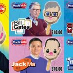 Glaces à l"effigie de milliardaires