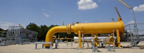 Station de compression Station de compression jaune