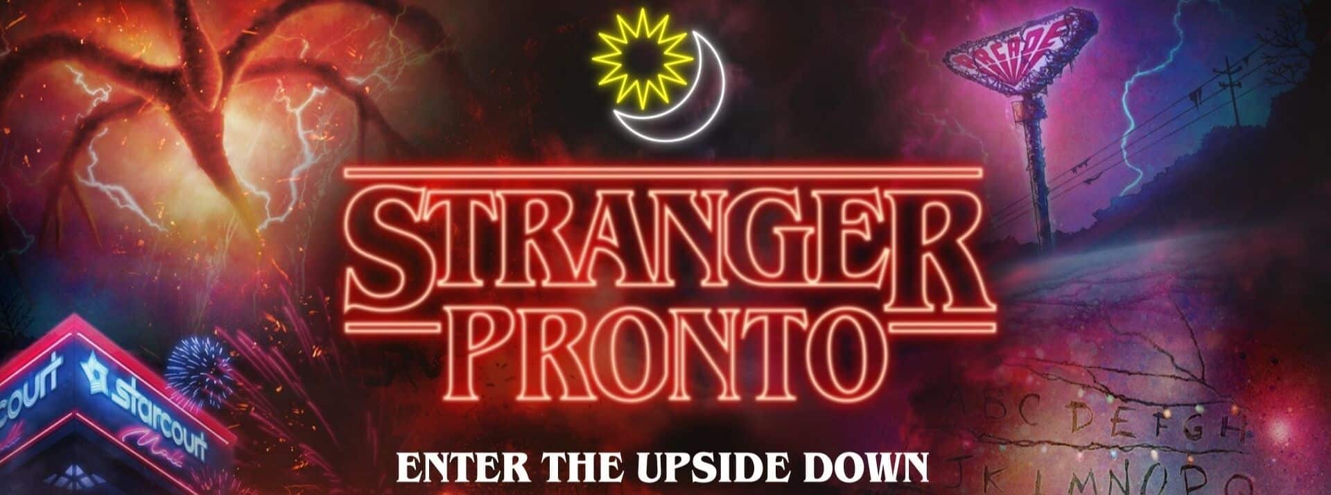 Un café japonais ouvre un café à thème « Stranger Things » pour une durée limitée - L'ADN Façade du Stranger Pronto