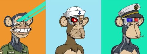 Plusieurs célébrités qui avaient adopté un avatar NFT pour leur profils sur les réseaux sociaux les ont supprimés. 3 singes de la collection Bored Ape