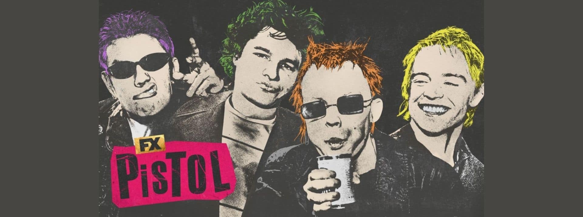 Disney+ propose à ses abonnés « Pistol », une mini-série originale retraçant l’histoire des Sex pistols - L'ADN Affiche de la série "Pistol"
