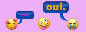émojis et SMS ponctués