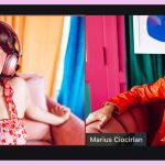 Une adolescente et un adolescent sur Zoom