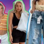 Des adolescente avec des colis dans les mains