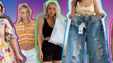 Des adolescente avec des colis dans les mains