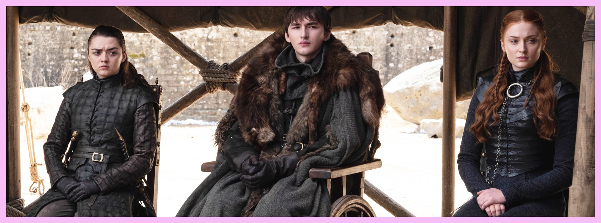 Lyanna Stark, Bran Stark et Sansa Stark