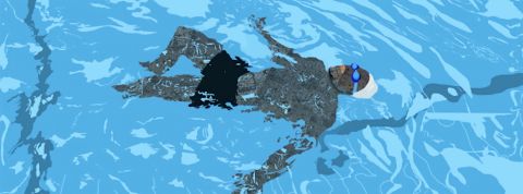 Osinachi homme dans une piscine