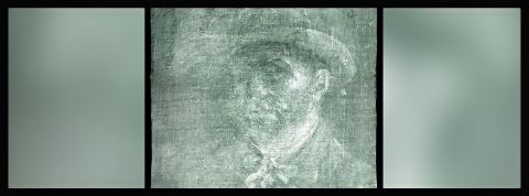 Découverted'un autoportrait de Van Gogh caché au dos d'une autre de ses oeuvres Autoportrait de Van Gogh