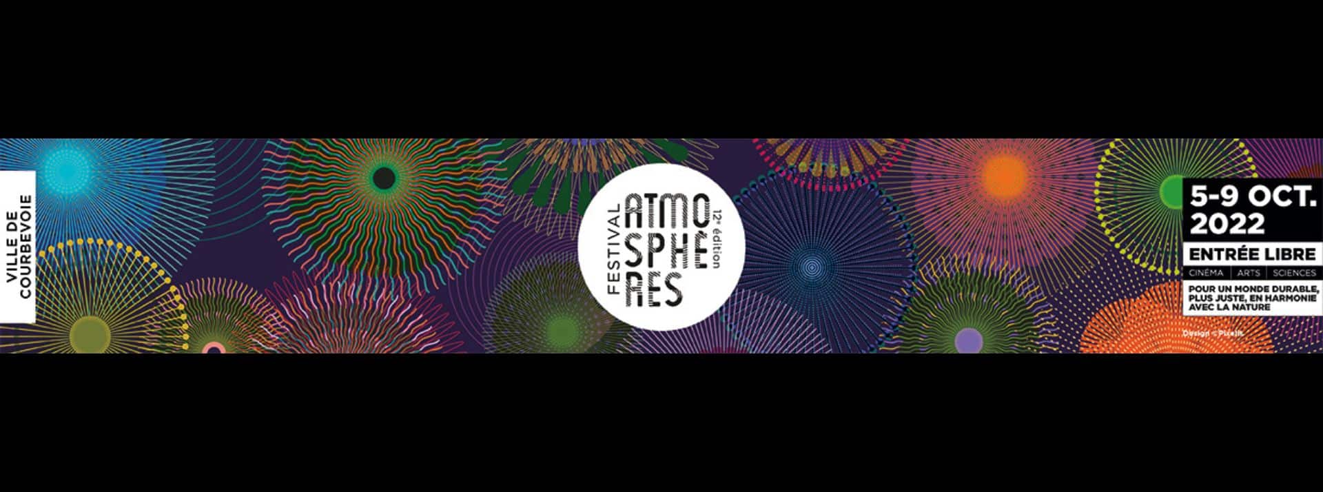 Pour sa 12ème édition, le Festival Atmosphères se tiendra sur le thème « récits du Futur ». - L'ADN Logo festival Atmosphères