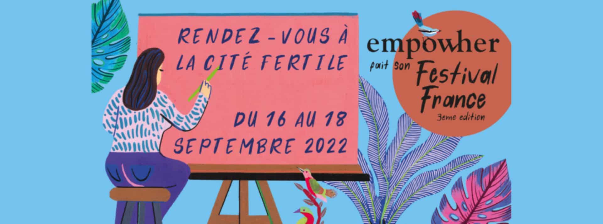 Le Festival Empow’Her #3 – un évènement pour faire converger les enjeux féministes - L'ADN Affiche Festival Empow’Her