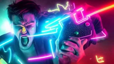 un gamer en plein crise de rage