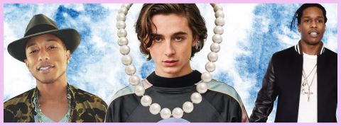 Qui sont les jeunes hommes à la perle ? Pharrell Williams, Timothée Chalamet et ASAP Rocky