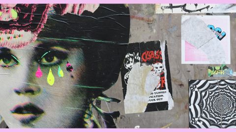 Le visage d'une femme qui pleure