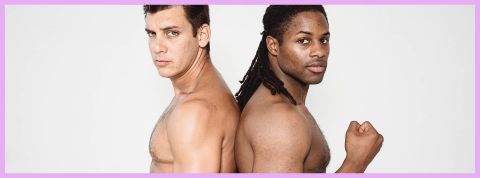 La muscu, ils adorent Deux hommes torse nu