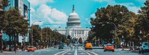 À Washington, 29 algorithmes gèrent automatiquement la ville Prise de vue de la ville de Washington avec le Capitol