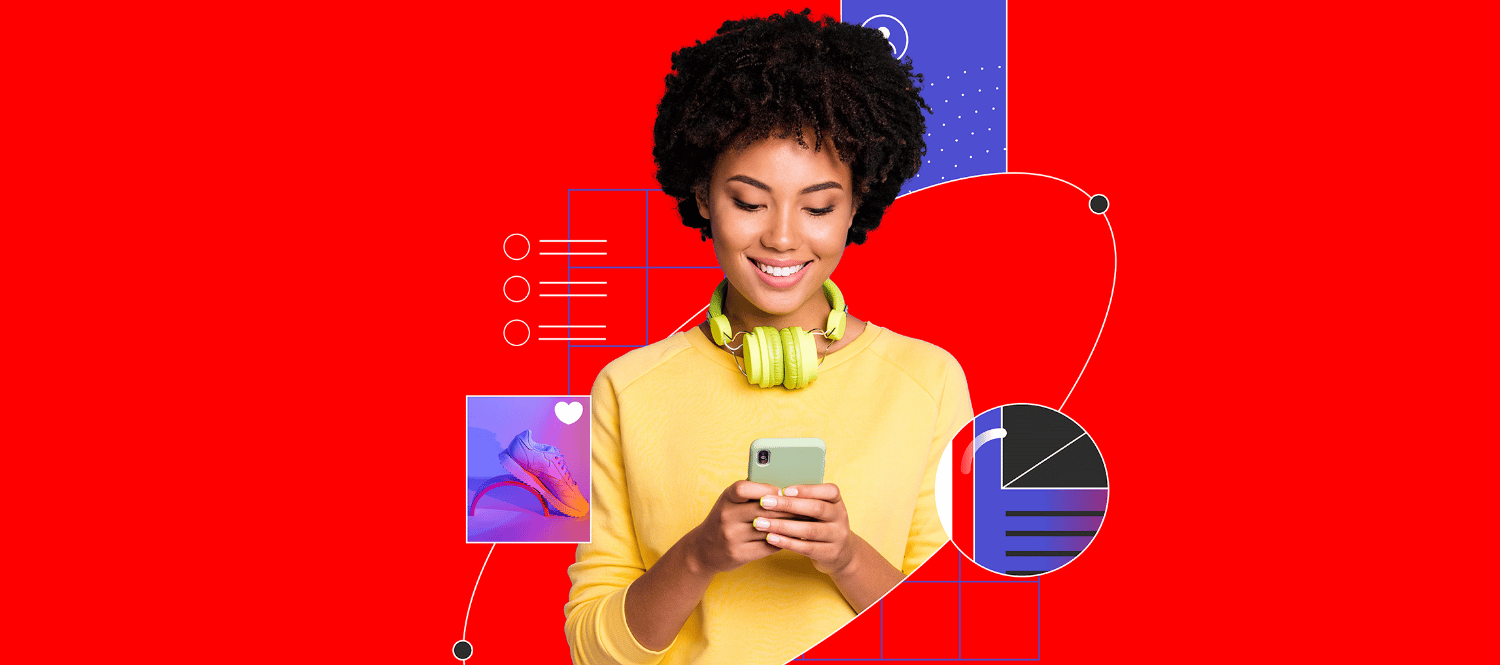 Marketing : et si on arrêtait de catégoriser les consommateurs ? - L'ADN femme de face sur son téléphone