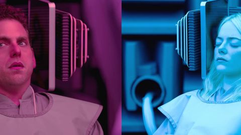 Jonah Hill et Emma Stone dans principaus la série Netflix  - Maniac - 