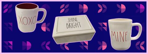 Qui sont les dunners ? Sur fond violet, des produits en céramique blancs