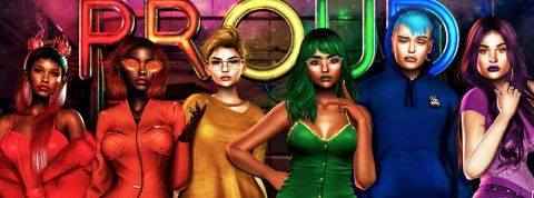 Second Life Image de 6 personnages branchés dans Second Life