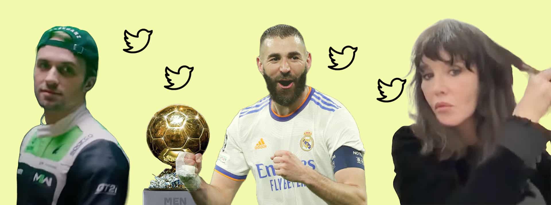Squeezie, ballon d'or, Benzema, Adjani
