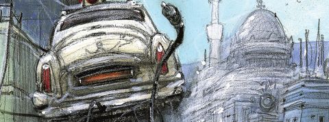 Les villes de demain Illustrations de couverture du livre Les villes de demain