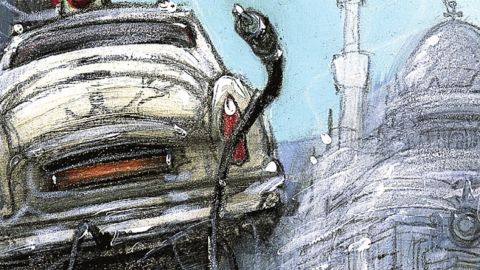 Illustrations de couverture du livre Les villes de demain