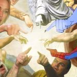 meme La création d'Adam