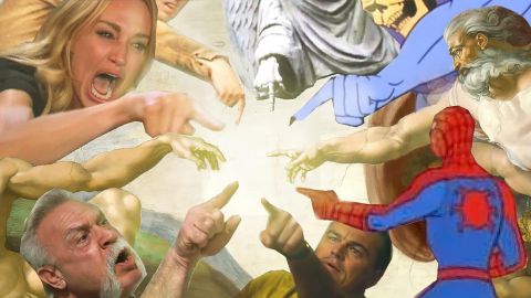 meme La création d'Adam