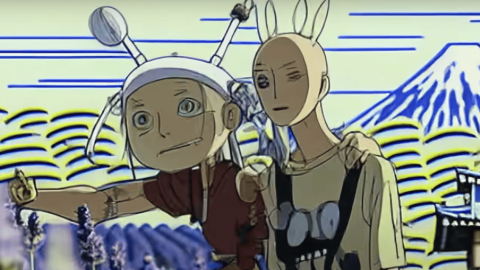 deux personnages de manga