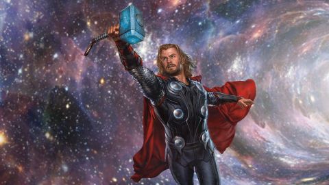 Super héros dans une galaxie future