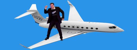 Elon Musk interdit le compte Twitter qui track son jet Musk danse sur son jet