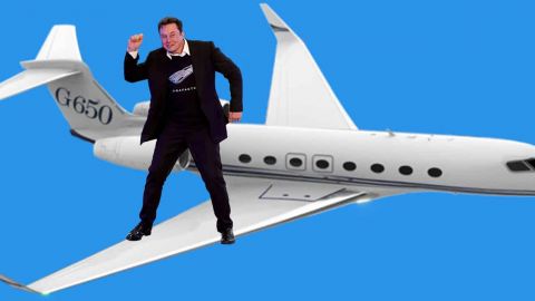 Musk danse sur son jet